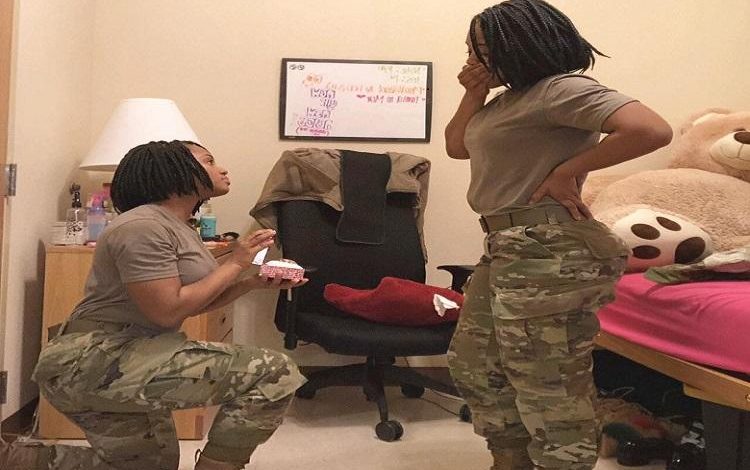 An American soldier ready to marry herself [Photo]