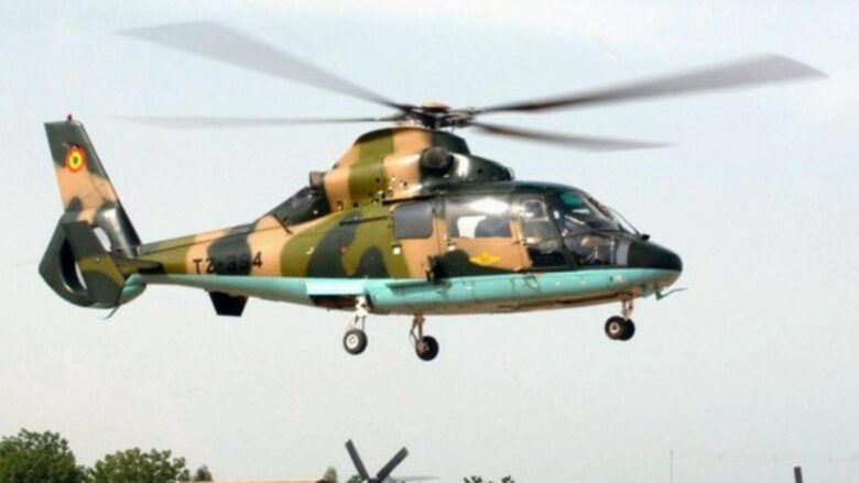 Military helicopter crash, 8 dead and several wounded