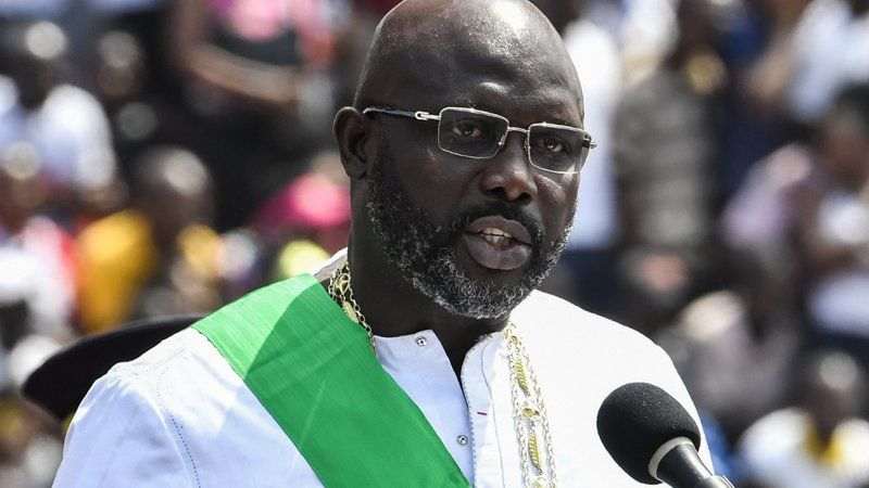 Liberian President George Weah