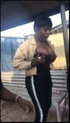 Lady takes drugs, exposes her "oranges" for iPhone X