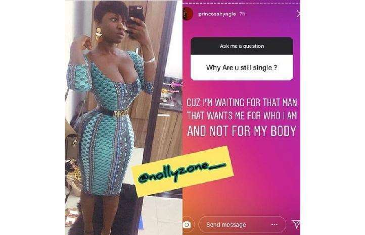 Ghanaian actress, Princess Shyngle reveals why she still single