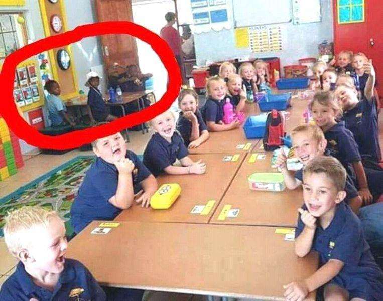 Teacher suspended for 'segregation' of black pupils in South African school