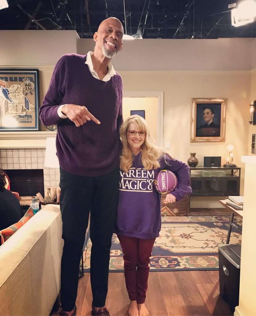 Wow: Melissa met Kareem (71) almost twice as big as she 