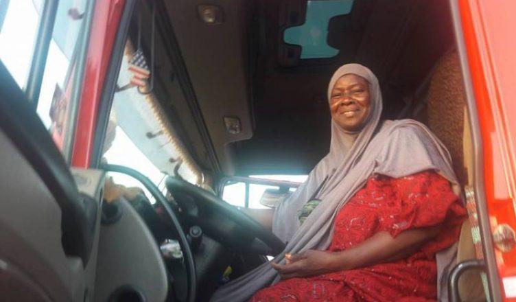 Massata Cisse, only heavy duty female driver for 28 years