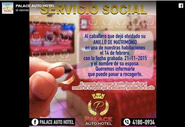 Valentine: Motel makes ads of an engagement ring hidden in a room