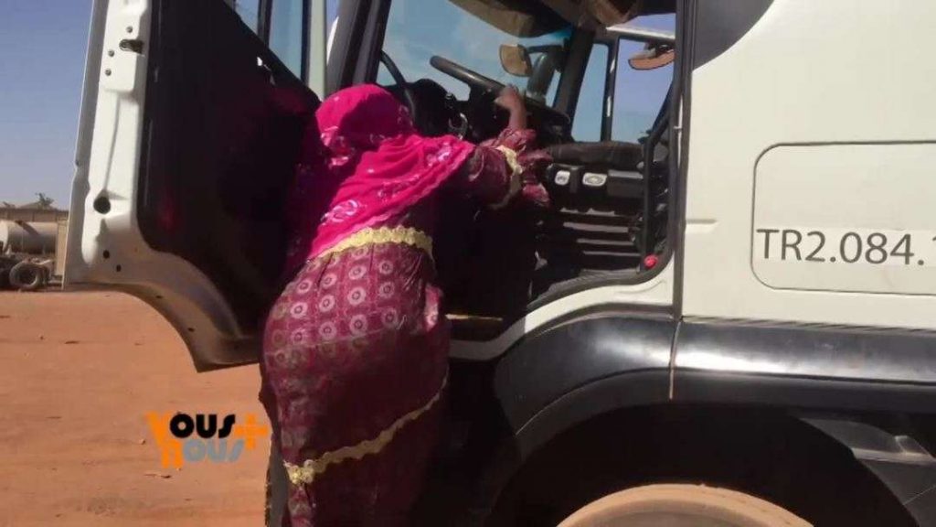 Massata Cisse, only heavy duty female driver for 28 years
