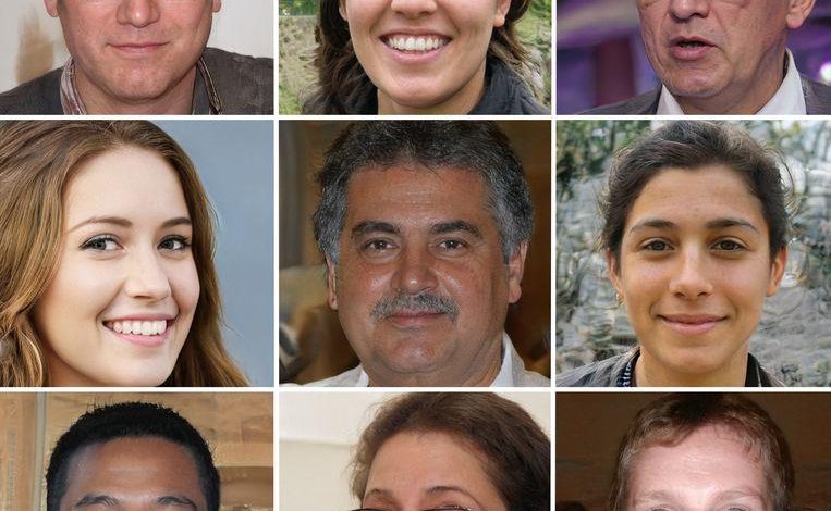 On the website ‘ThisPersonDoesNotExist.com’ you see a new face each time you refresh the page. But they are all fake: the people behind the heads do not exist.