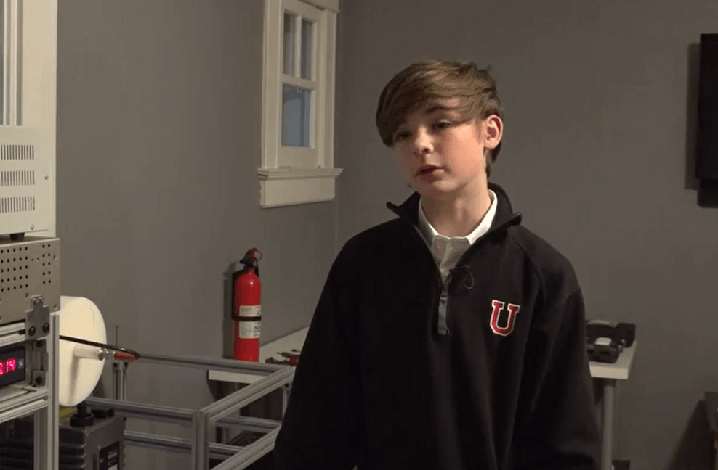 Jackson Oswalt (13) builds a nuclear fusion reactor in his room