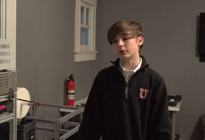 Jackson Oswalt (13) builds a nuclear fusion reactor in his room