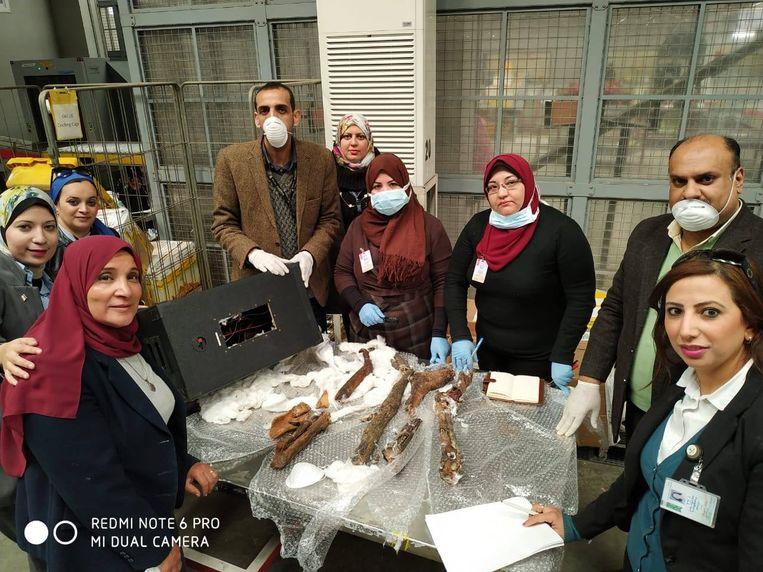 Egyptian customs intercepts remnants of mummies smuggling to Belgium