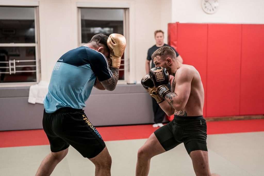 In 32 seconds: McGregor's partner pours in a full bottle of whiskey 