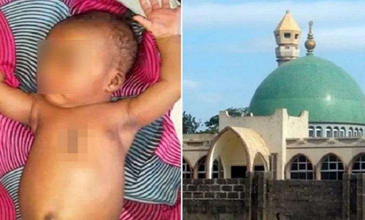 A girl born with an Arabic inscription in Nigeria