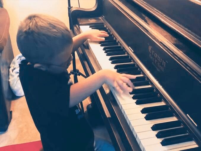 blind child piano prodigy