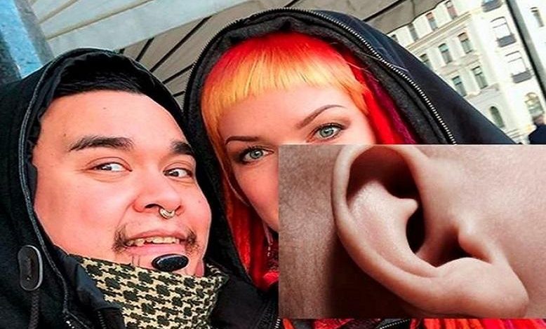 Artist redesigned his ears to be "unique in the world" [Photos]