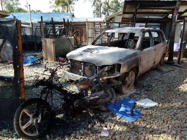 Another Ebola center in the Congo burned down