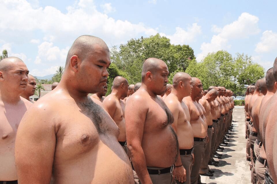 What the Thai government did to Overweight policemen