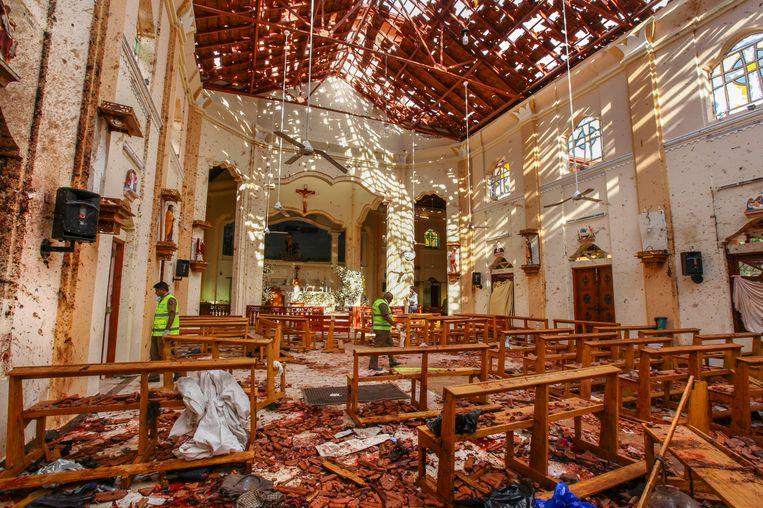 Security video shows Sri Lanka's suicide bomber with backpack