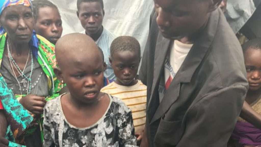 Cries of those displaced in Bunia, DRC