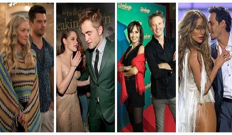 Love may be over, but these ten famous exes still had to work together