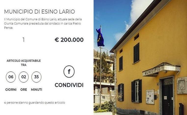 Out of cash: Italian city sells town hall, market and street furniture