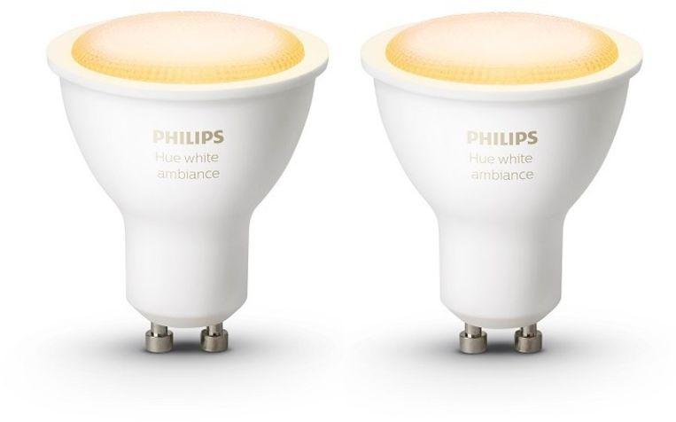 Philips - Smart lamps, such as the Philips Hue's, can provide a softer light.