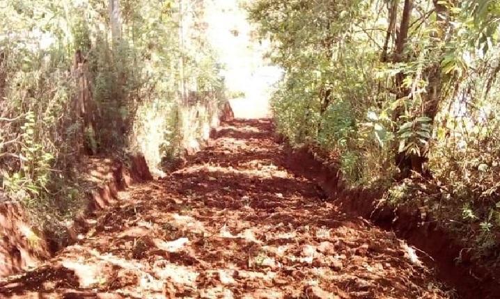 Kenyan creates 1.5km road with bare hands after Gov't failed