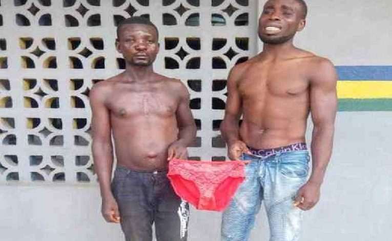 2 men arrested while fighting for women's underwear