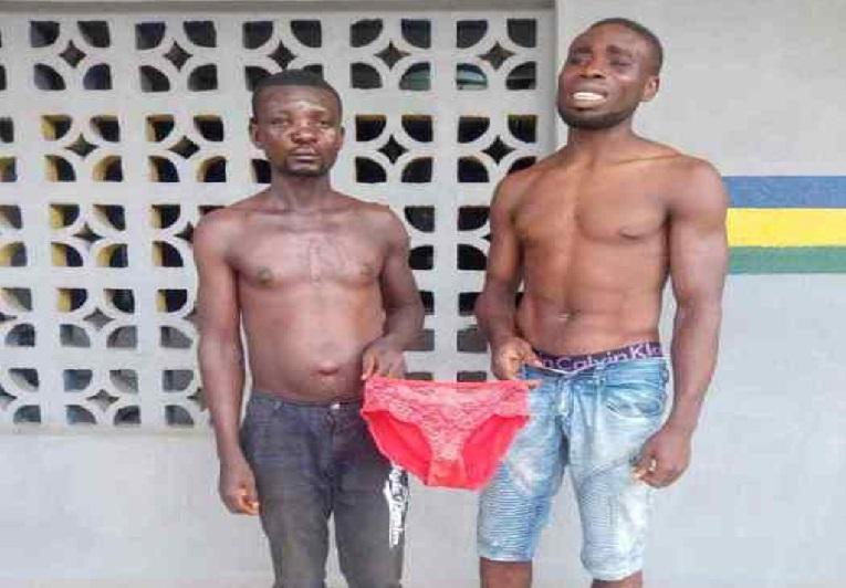 2 men arrested while fighting for women's underwear