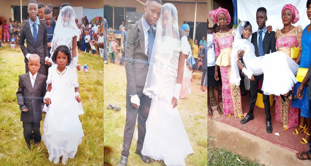 Nigeria: 19-year-olds get married with great fanfare [photos]