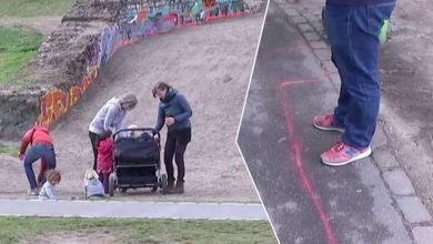 Park in Berlin marks fixed places where drug dealers can stand