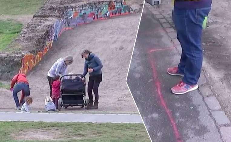 Park in Berlin marks fixed places where drug dealers can stand