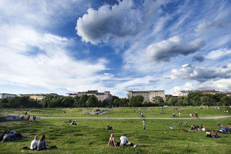 Park in Berlin marks fixed places where drug dealers can stand