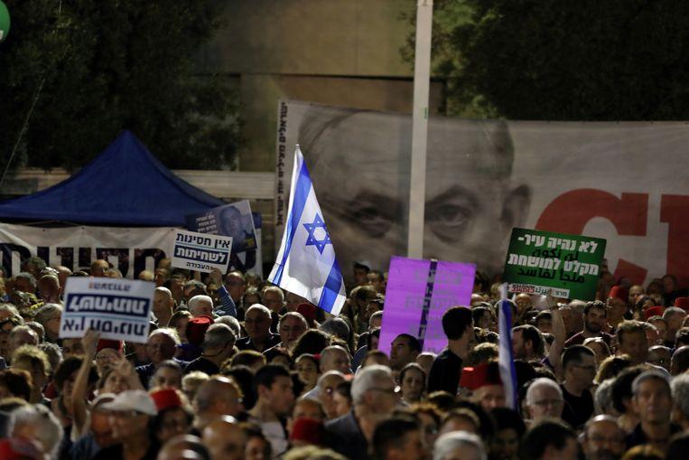 Thousands of Israelis are protesting against Netanyahu