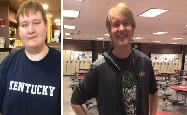 Michael (17) avoids the school bus and has lost 55 kilos while walking