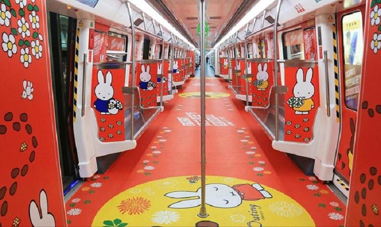The Chinese city of Shenzhen has a real Miffy subway