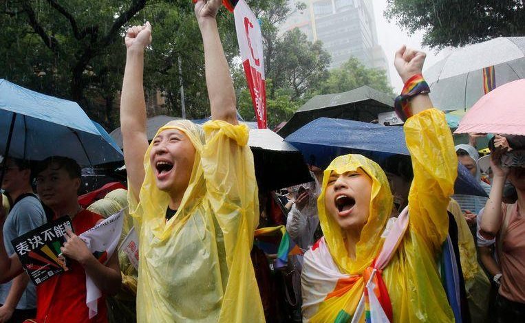 Taiwan is the first Asian country to legalize same-sex marriage