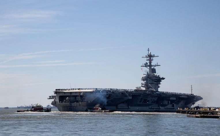 "Clear message to Iran": US deploying warship in Middle East