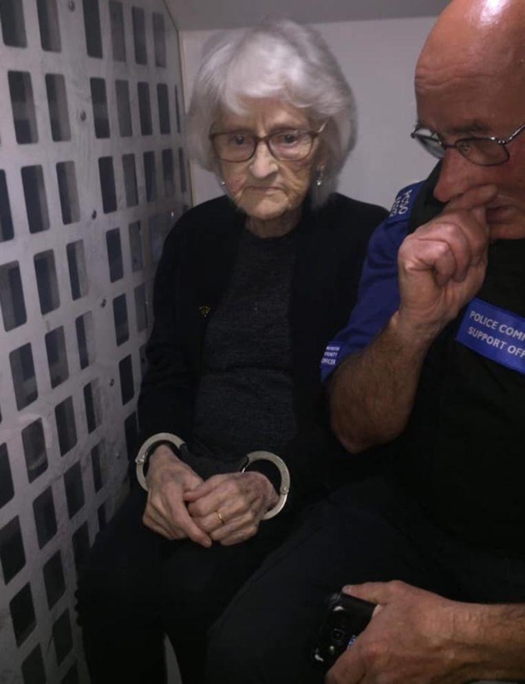 Josie Birds (93) wants to know what it feels to be naughty and arrested