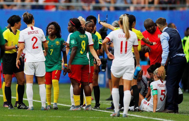 World Cup match between Cameroon and England was full of drama