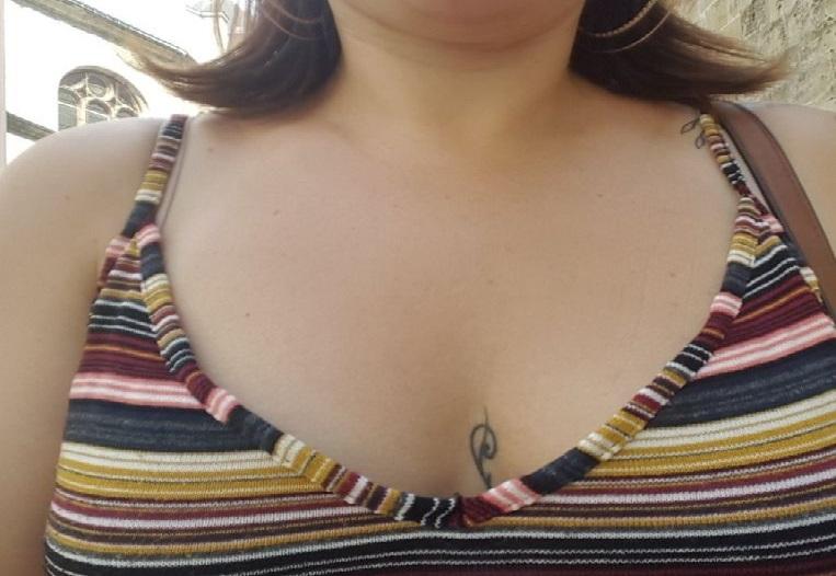 Celine B: French women show solidarity photo of their cleavage