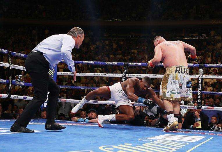 Not unbeatable: Anthony Joshua suffers first defeat in career