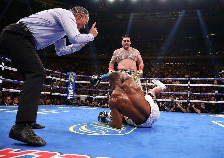 Not unbeatable: Anthony Joshua suffers first defeat in career