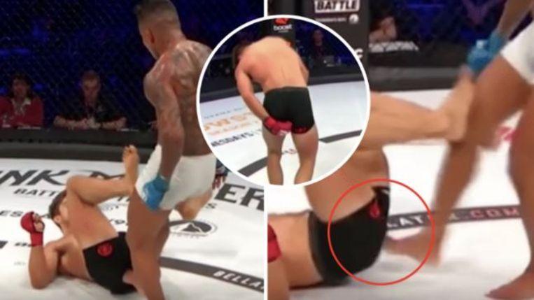 Painful but also illegal kick echoes in the MMA world: "He was in pain"