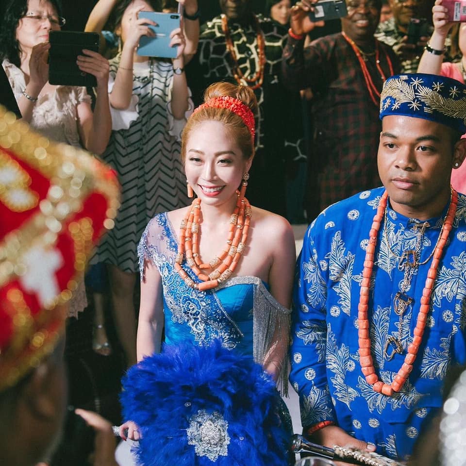 Charming photos of a Nigerian and his Taiwanese lady
