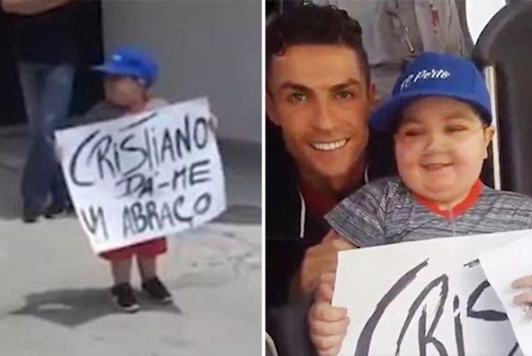 Ronaldo has Portuguese team bus stop to fulfill sick boy's dream