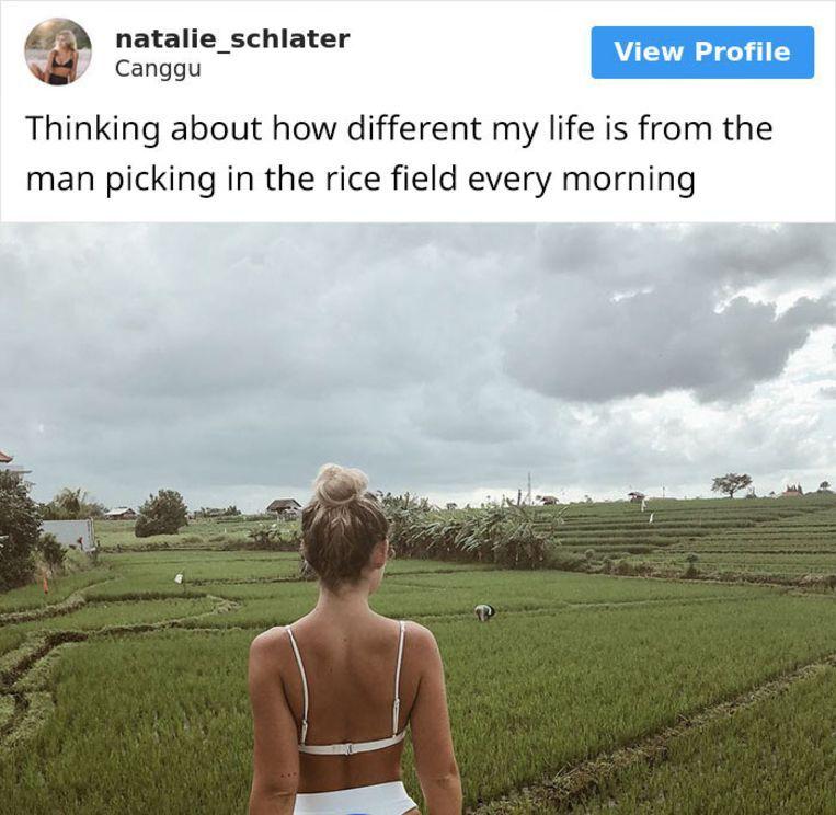 Natalie Schlater razed to the ground after post on rice workers