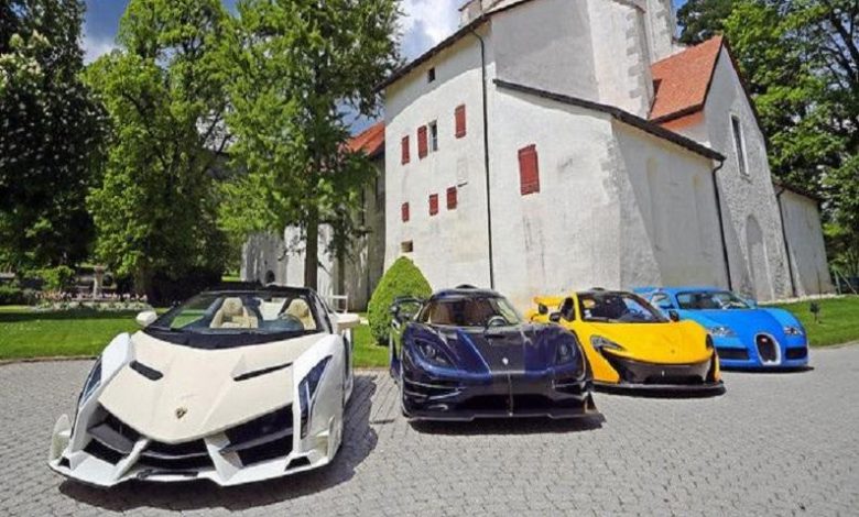 Supercars of a son of African dictator under the hammer