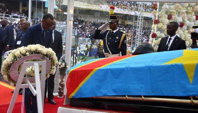 Tens of thousands of Congolese are saying goodbye to Tshisekedi