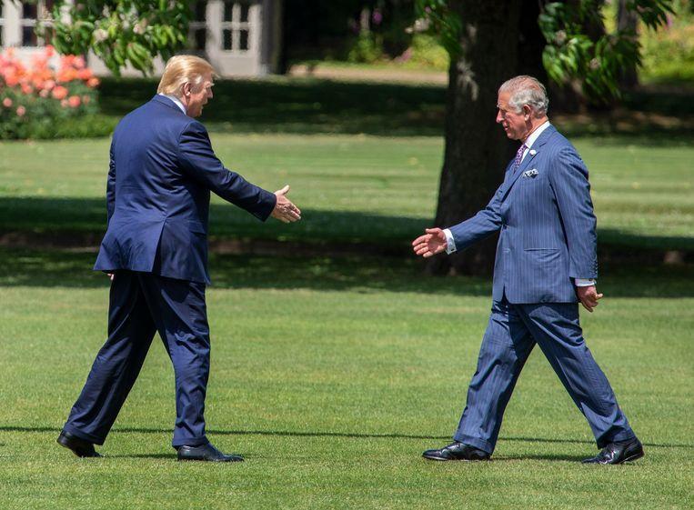 Trump surpasses himself at The Queen with incomparable handshake