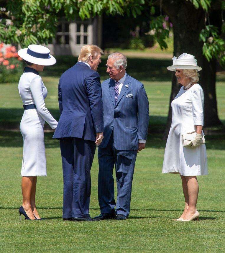 Trump surpasses himself at The Queen with incomparable handshake